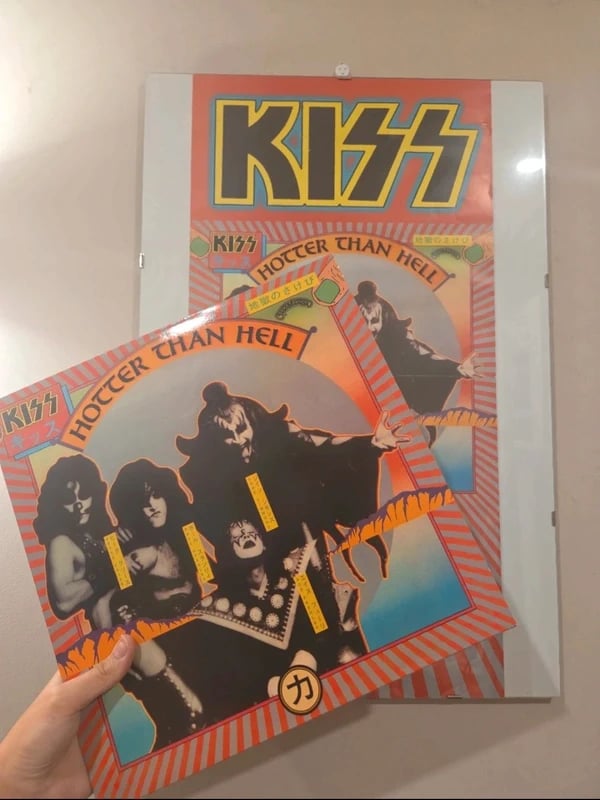Vinilo Hotter Than Hell de Kiss Rock