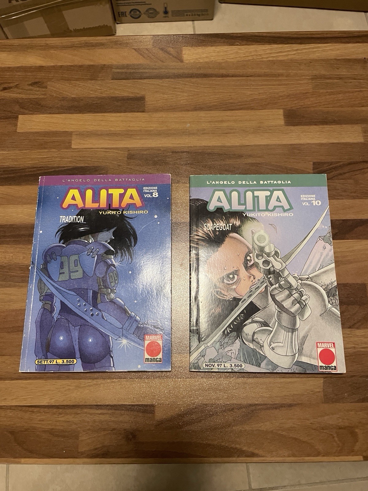Marvel Comics Italia Alita 2 manga ITA 1997 n.8 & n.10