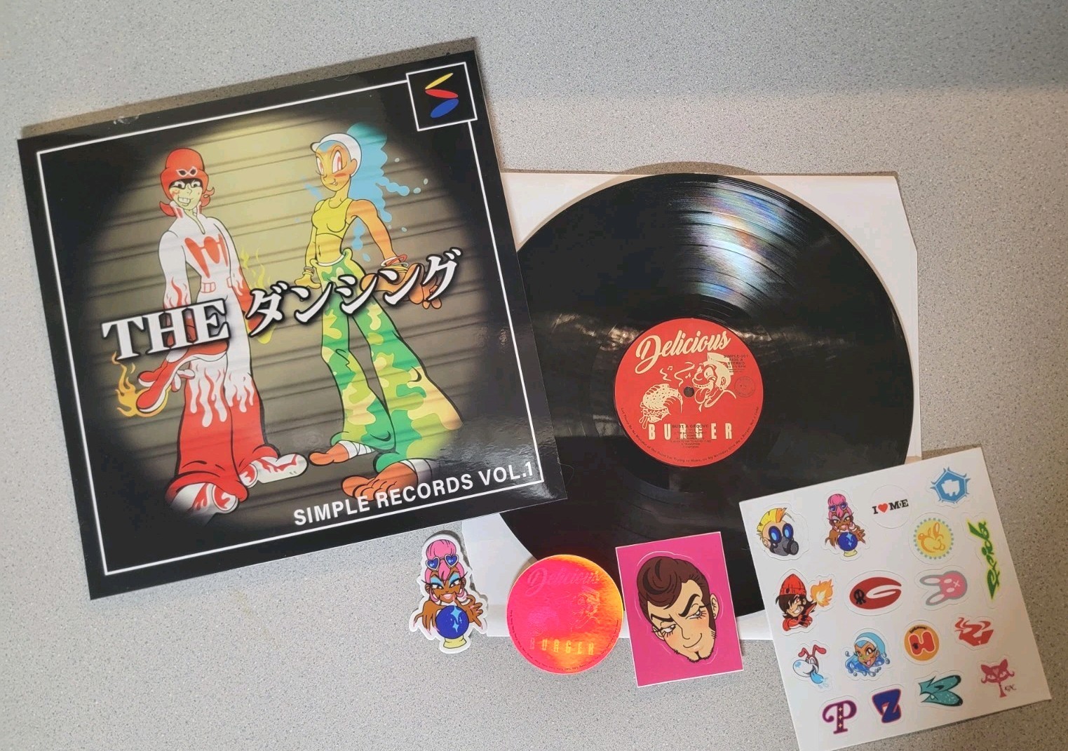 BUST-A-GROOVE Original Soundtrack OST Simple Records Vol.1 Vinyl LP Record VGM
