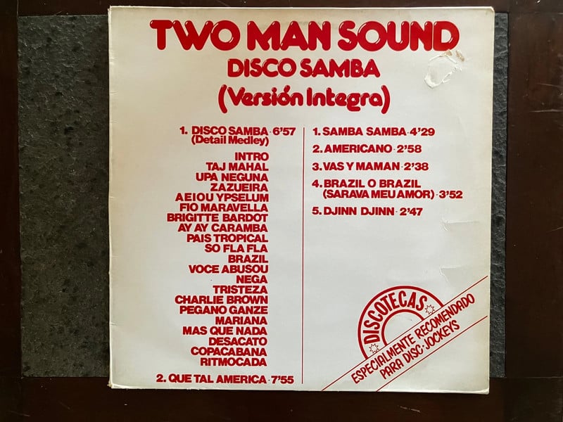 Two Man Sound – Disco Samba (Versión Íntegra)