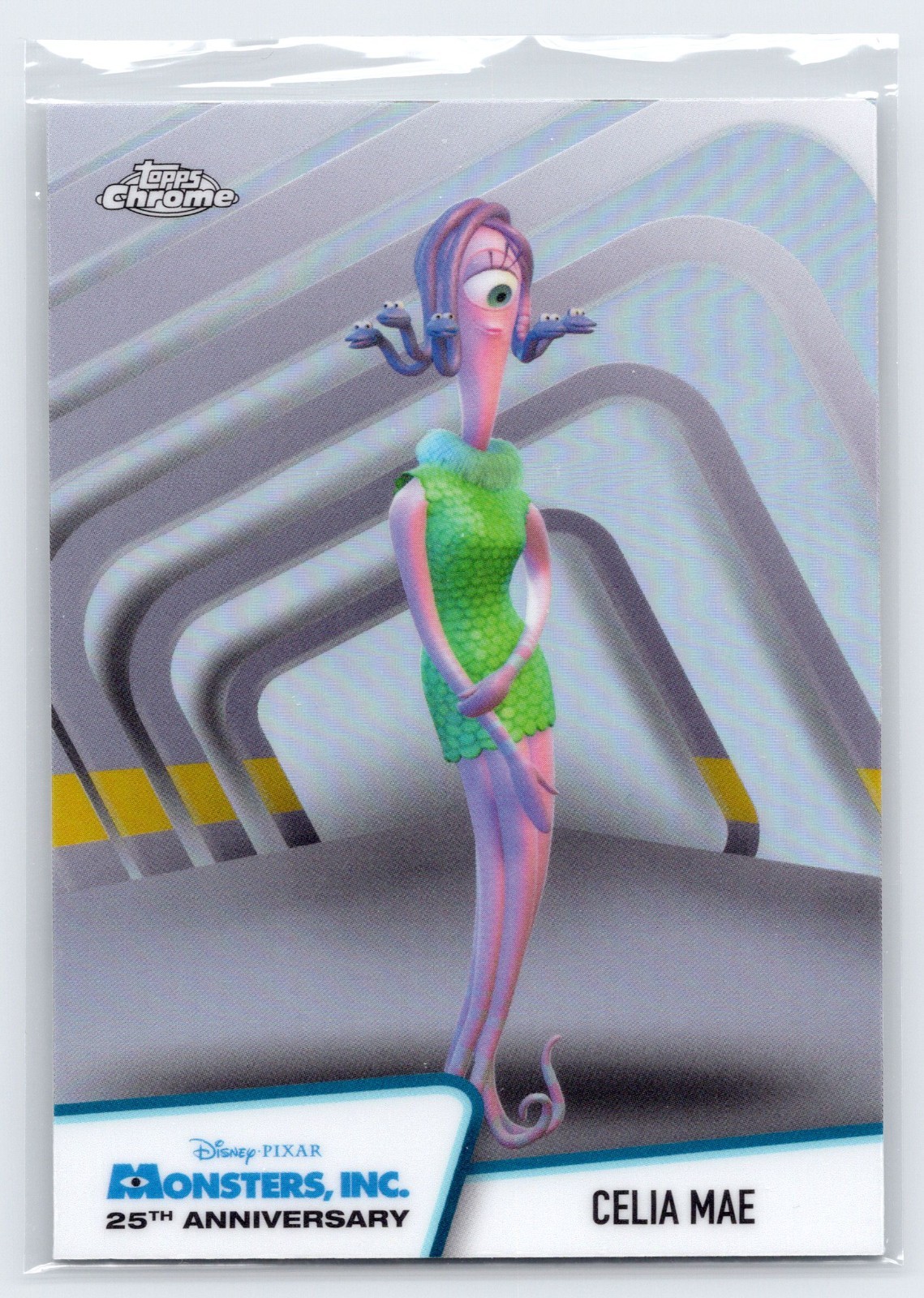2026 Topps Disney Chrome Monsters Inc 25° anniversario Celia Mae MI-6