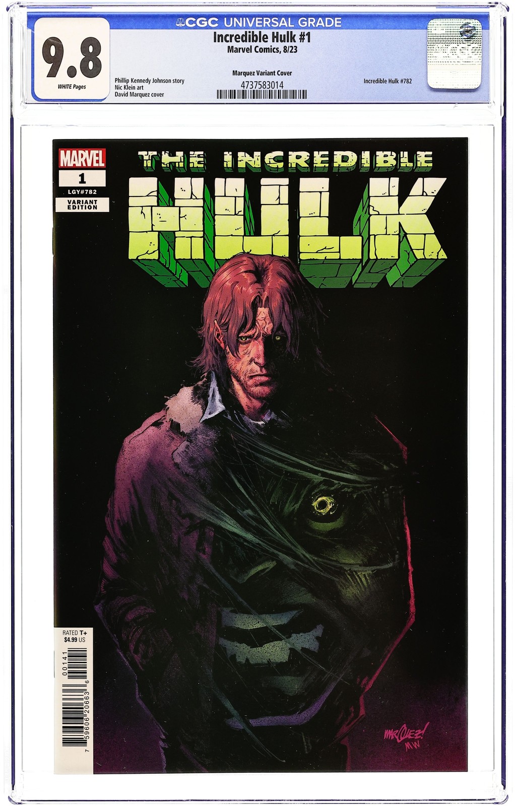 Incredible Hulk 1D CGC 9.8 2023 4737583014