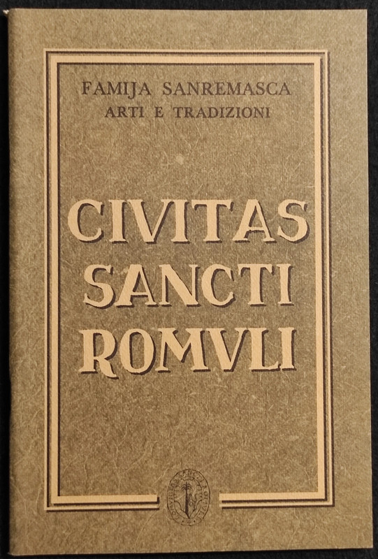 Famija Sanremasca - Arti e Tradizioni - 1984 Sanremo