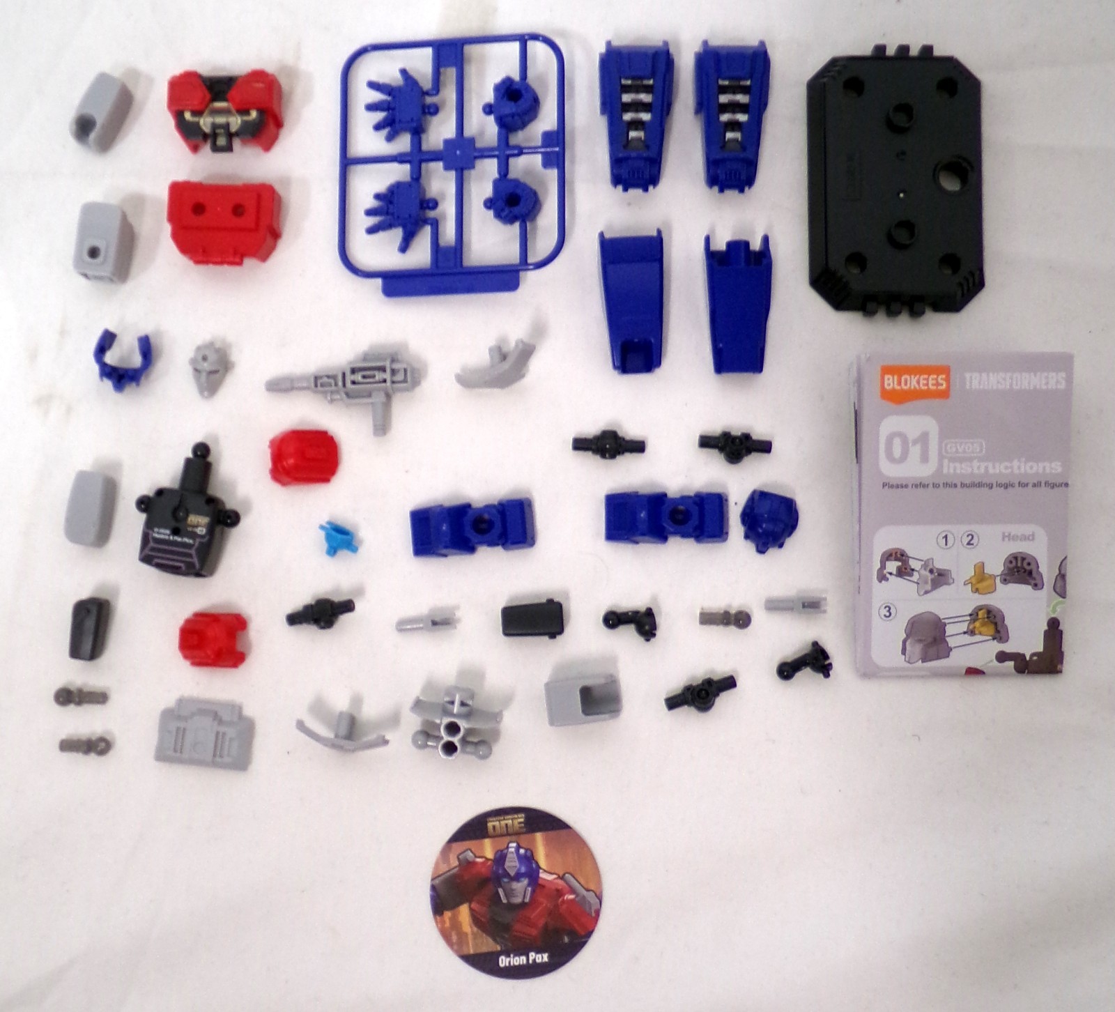Blokees Transformers Galaxy Version 05 TF One Orion Pax Non Assemblata Completa