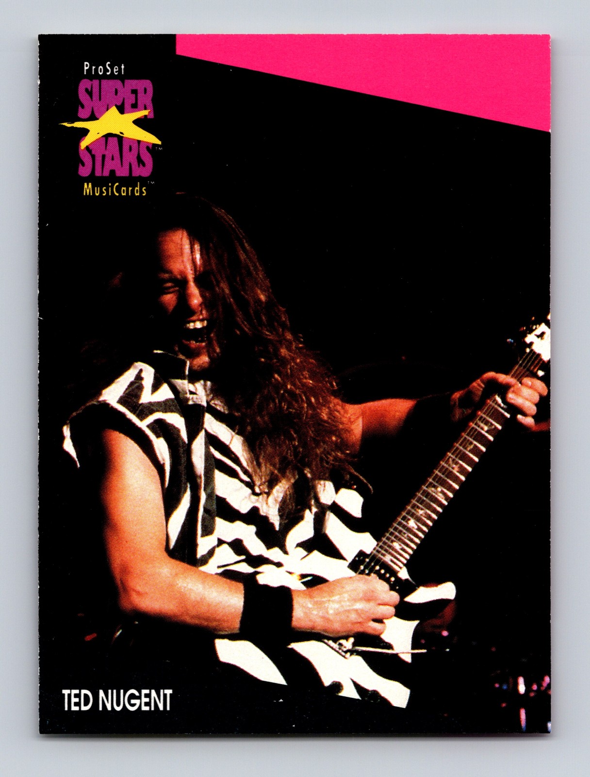 1991 Pro Set SuperStars MusiCards #212 Ted Nugent
