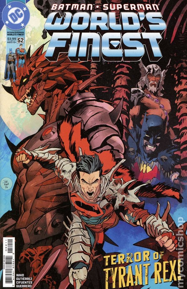 Batman Superman World's Finest #52A quasi nuovo 2026 immagine stock