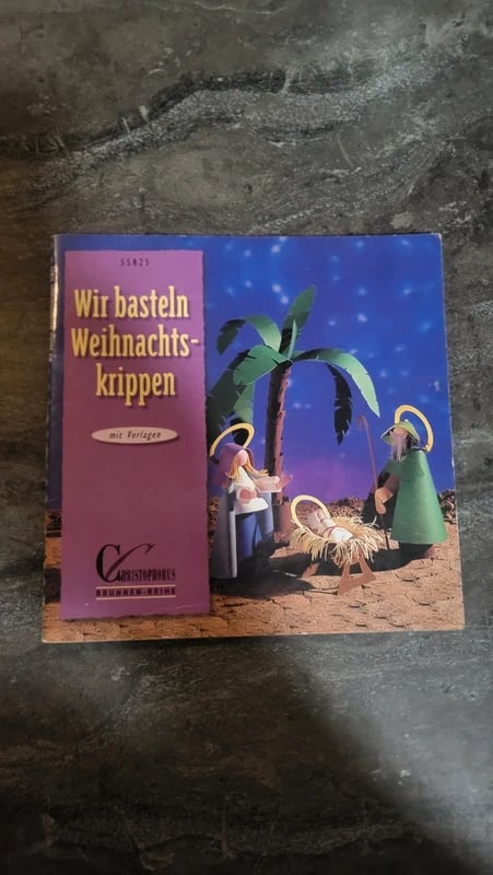 Wir basteln Weihnachtskrippen - mit Vorlagen - von Marion Hirschhausen