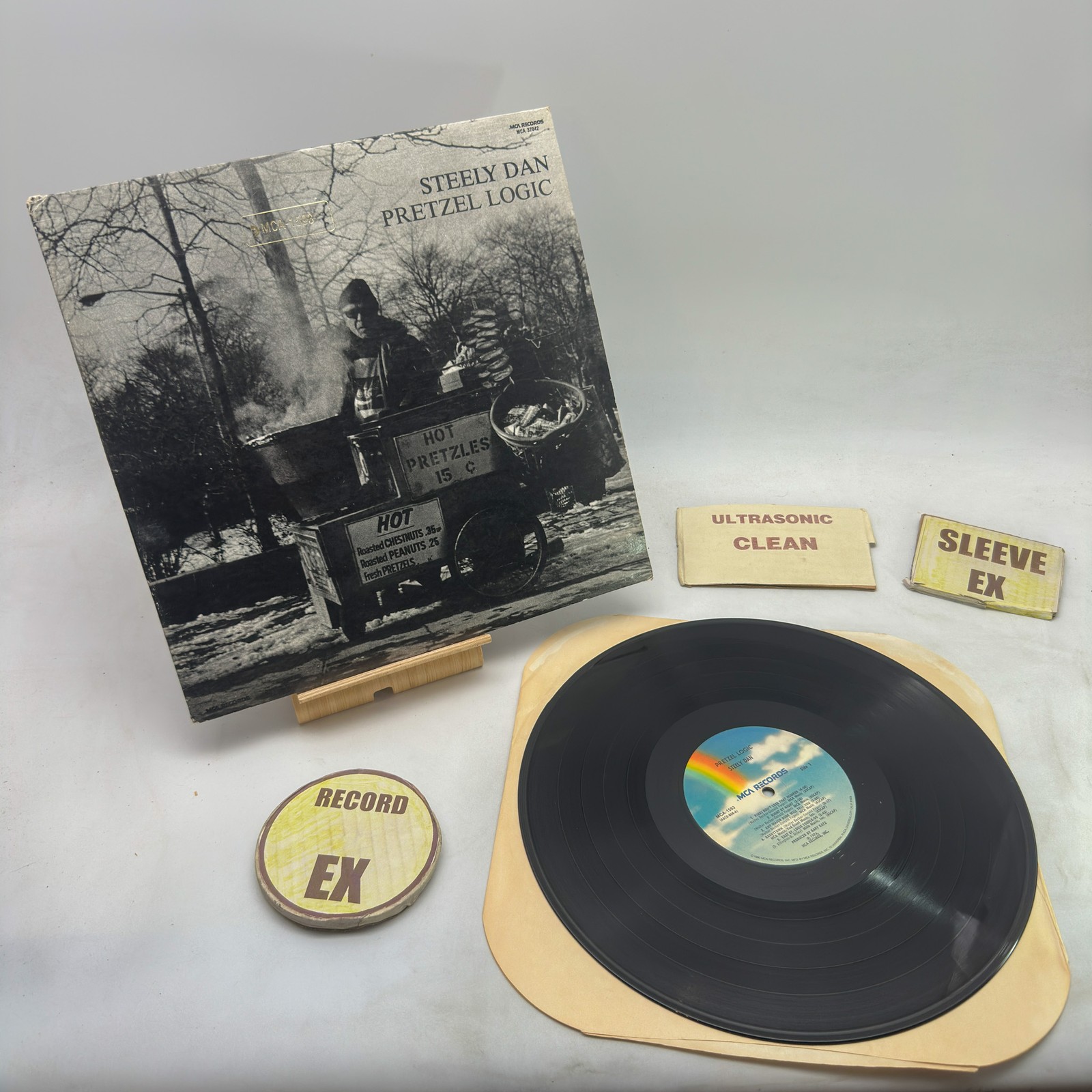 Steely Dan - Pretzel Logic EX/EX 1980 Gloversville Ultrasonic Clean Press