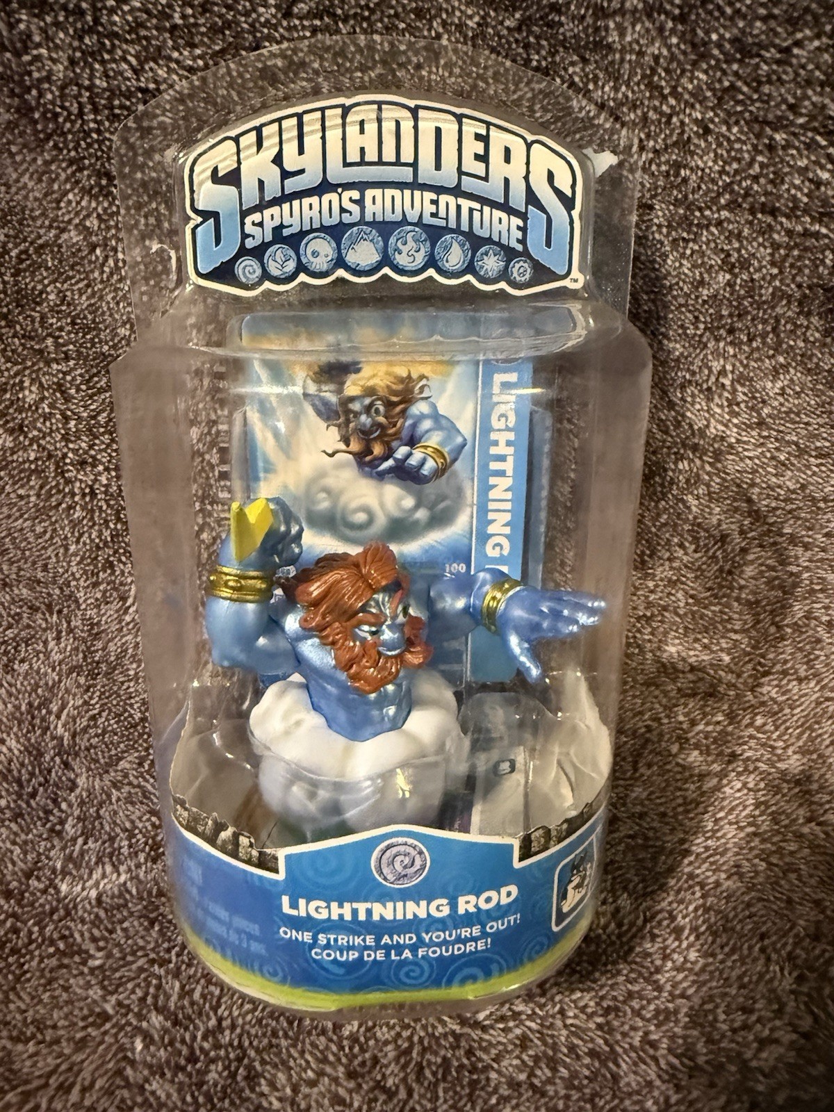 Modellino videogioco Skylanders Spyro's Adventure Lightning Rod da collezione nuovo