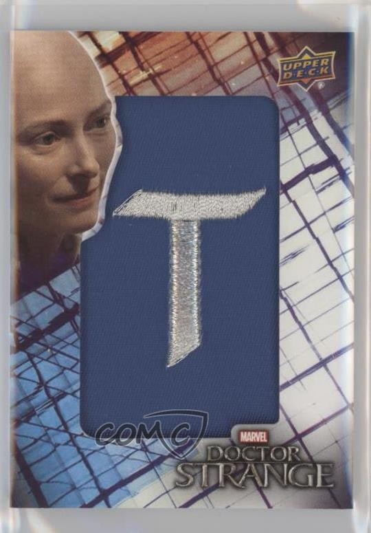 2016 Upper Deck Marvel Doctor Strange Lettermen Tilda Swinton #LPTS-8 Patch 5za