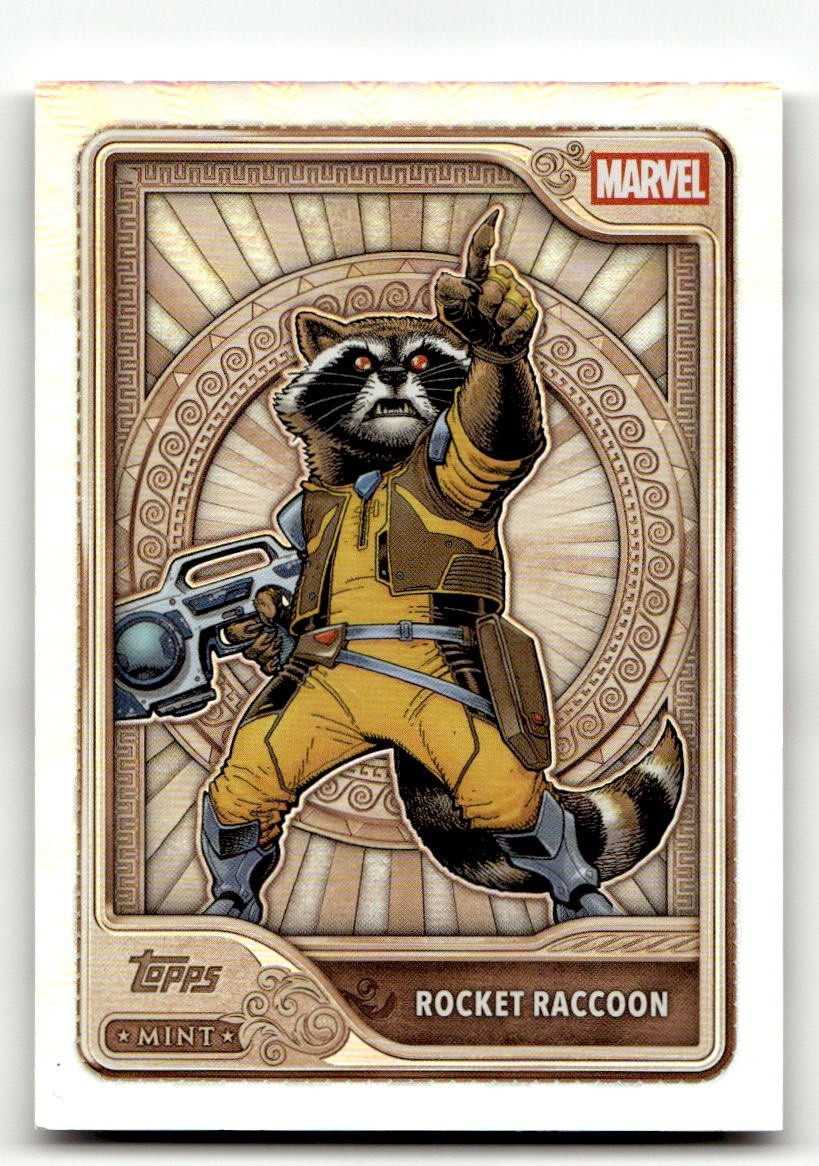 Rocket Raccoon 2026 Topps bronzo Marvel come nuovo #44