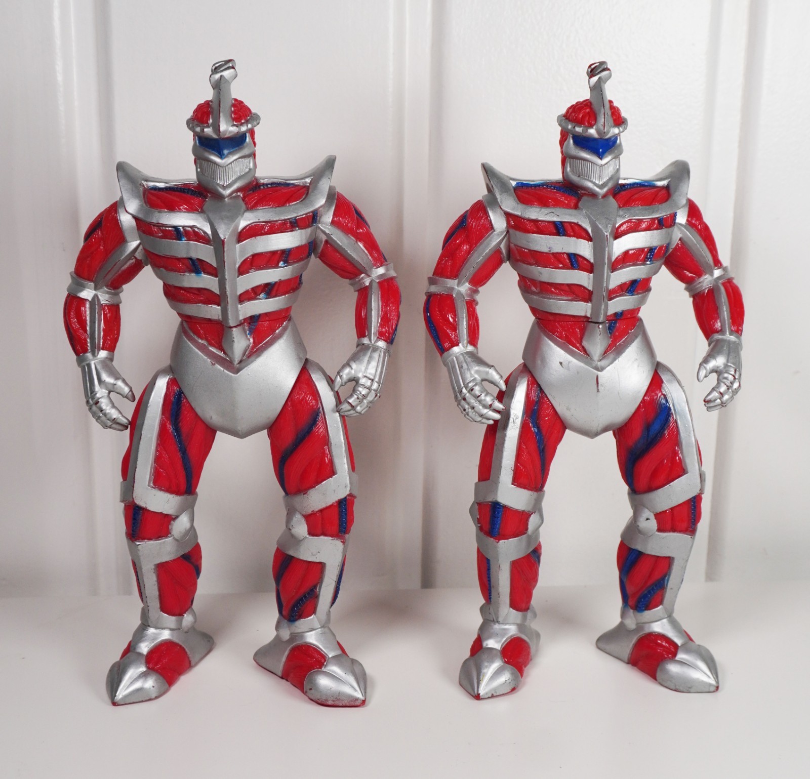 (2) Bandai anni 90 Power Rangers Villain Evil Lord Zedd 8" vintage