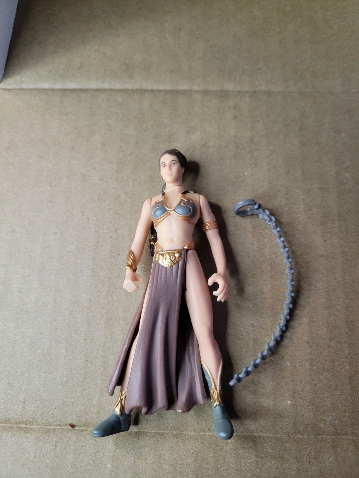 STAR WARS POTF PRINCESS LEIA SLAVE JABBAS PRISONER REBELS LOOSE KENNER HASBRO 