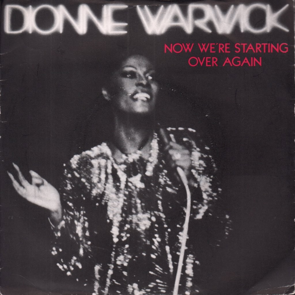Dionne Warwick Now We're Starting Over Again 7" Vinile UK Arista 1981 Pic Sleeve