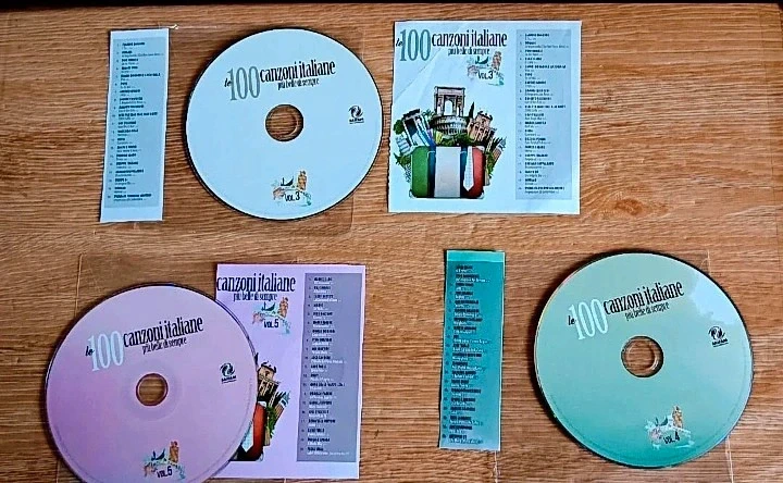 "Le 100 canzoni italiane più belle di sempre" Stock 3 Cd in bustina