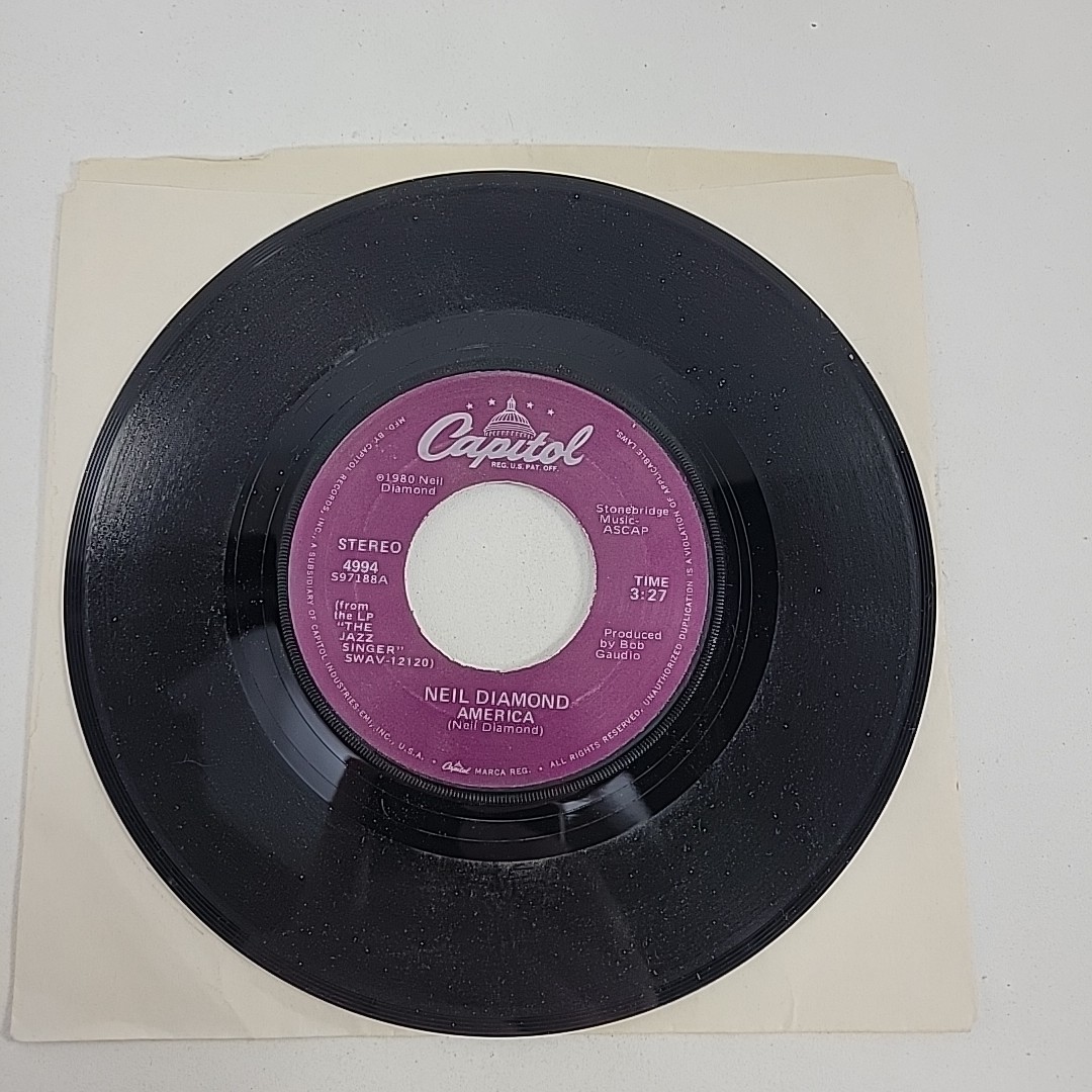 Neil Diamond – America / Songs Of Life, 4994, Single 45rpm