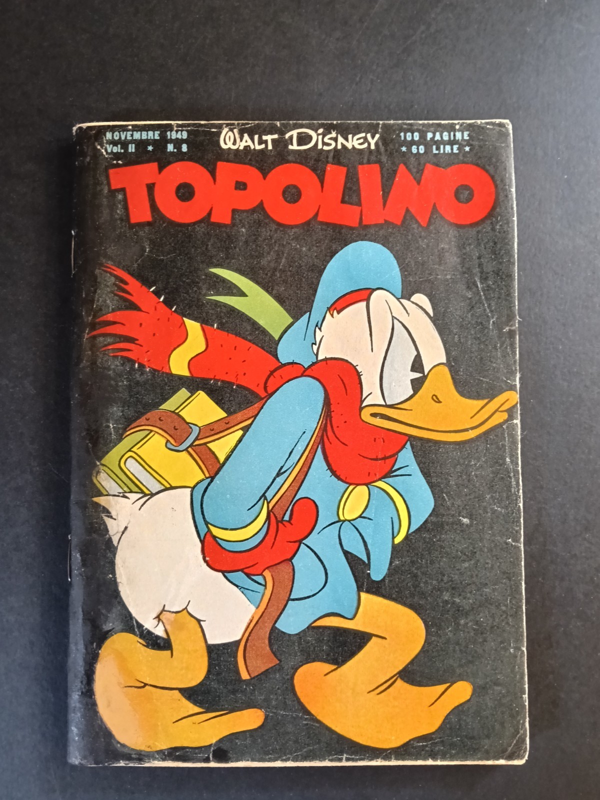 TOPOLINO LIBRETTO ORIGINALE DEL 1949 N.8    (cod.L36)
