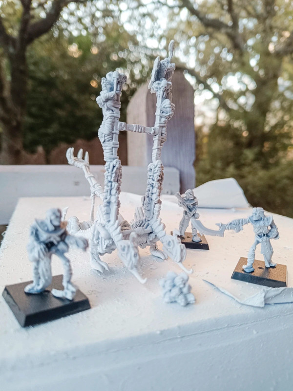 Miniatura Catapulta Reyes Funerarios resina
