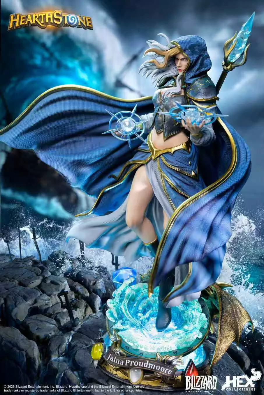 Statua HEX Collectibles Jaina Proudmoore Hearthstone scala 1/6 nuova