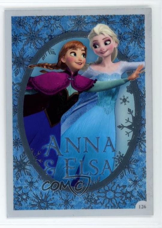 2014 Topps Disney Frozen Activity Cards Anna Elsa #126 1sp8
