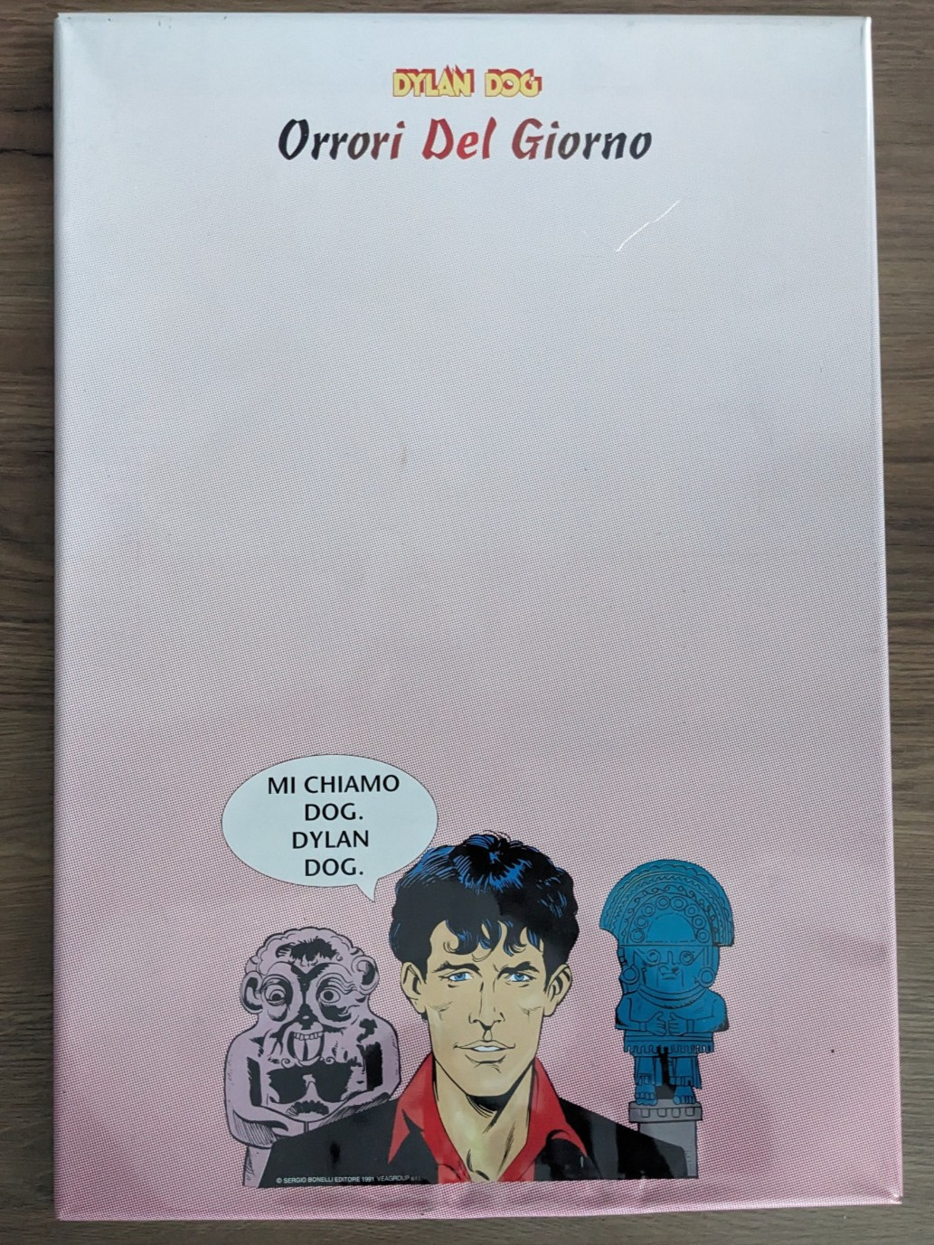 DYLAN DOG LAVAGNETTA METALLICA "MI CHIAMO DOG. DYLAN DOG"