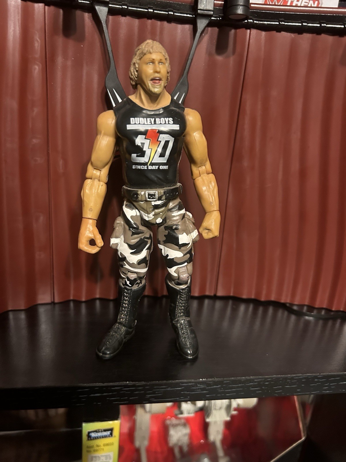 Modellino Jakks WWF Off The Ropes Series 6 Spike Dudley WWE Wrestling Ecw