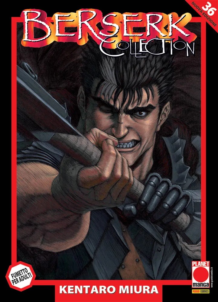 Kentaro Miura BERSERK COLLECTION SERIE NERA n. 36 SECONDA RISTAMPA Panini