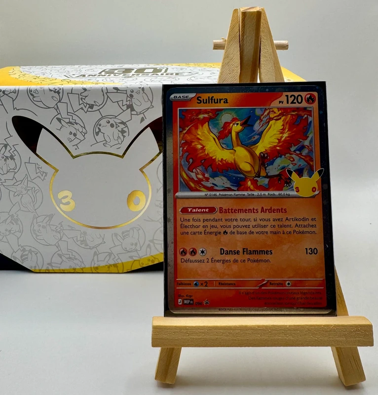 Carte Pokémon 30 ans Sulfura