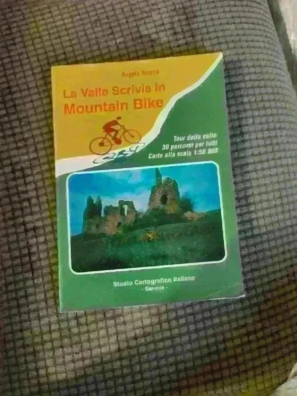 La valle Scrivia in Mountain Bike studio cartografico italiano Genova Angelo Scorza