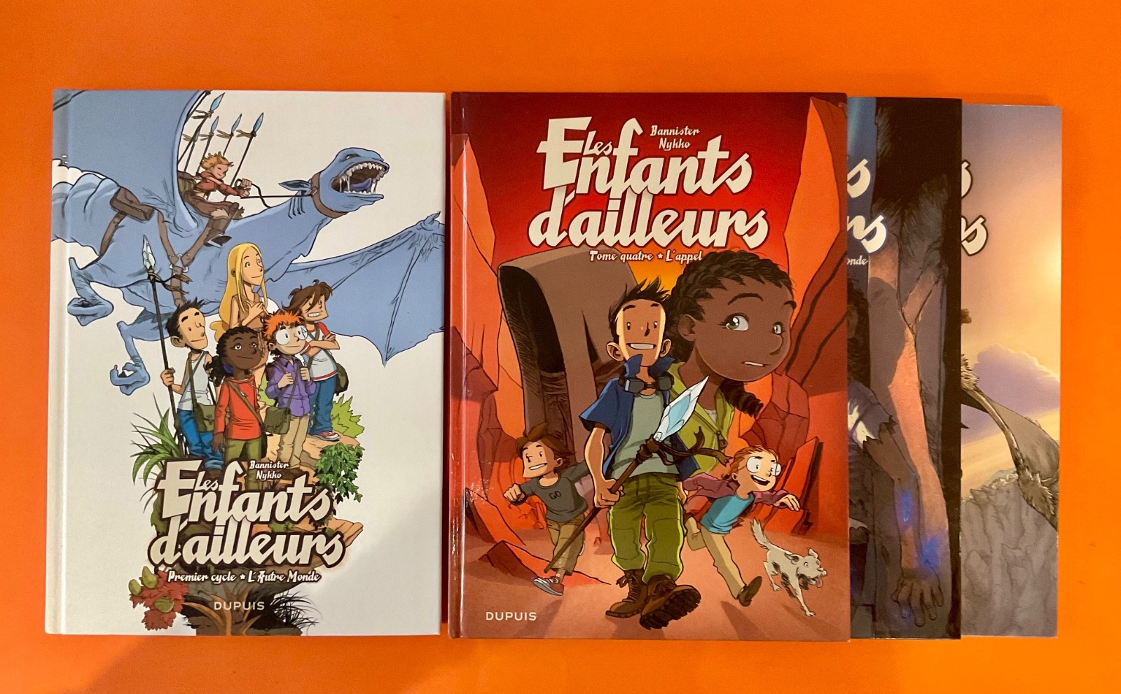 BANNISTER LES ENFANTS D'AILLEURS SERIE COMPLETE EDITION DUPUIS COMME NEUF