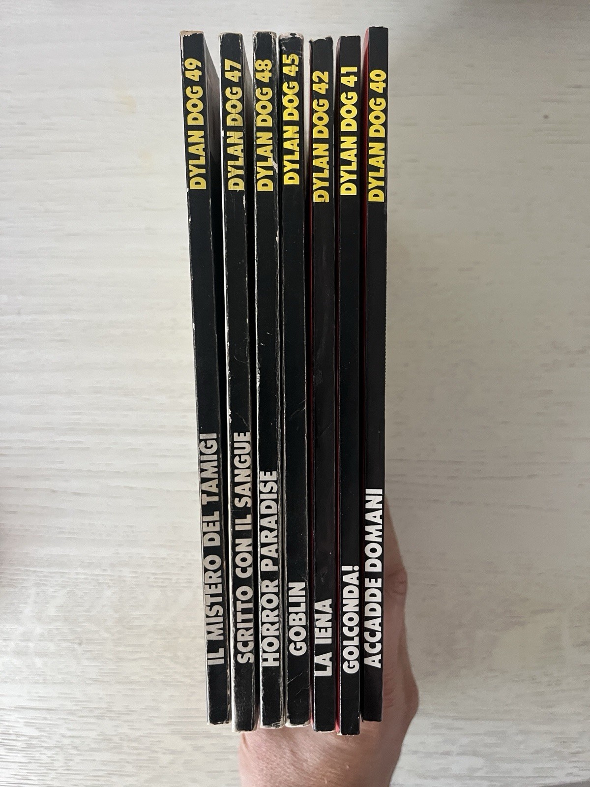Dylan Dog originale lotto fumetti n. 40-41-42-45-47-48-49