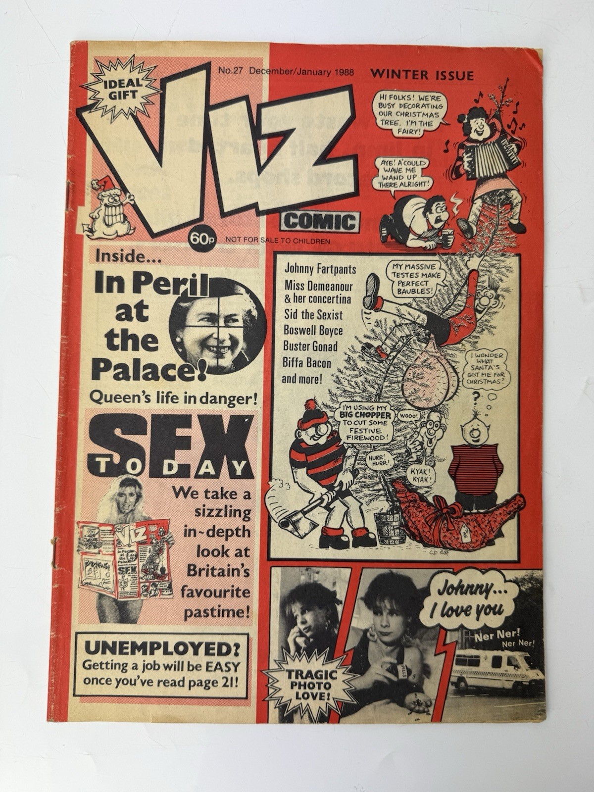 Viz Comic No. 27 December 1987 Edition - Good Condition - Adults Only