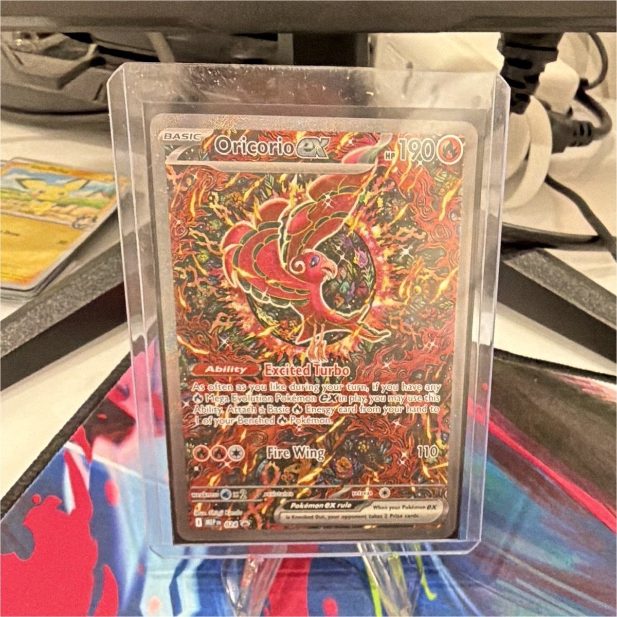 Pokemon TCG Oricorio ex 029 Black Star Promo Holo Full Art English Card