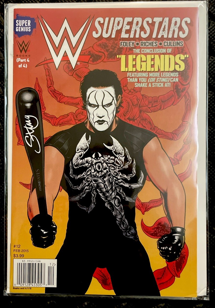 WWE Superstars Super Genius #12 Le conclusioni delle leggende fumetto Sting 2015