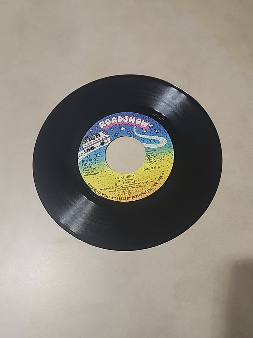B.T. Express – Express 45 RPM 7" Vinyl 1974 Roadshow Disco Funk Single