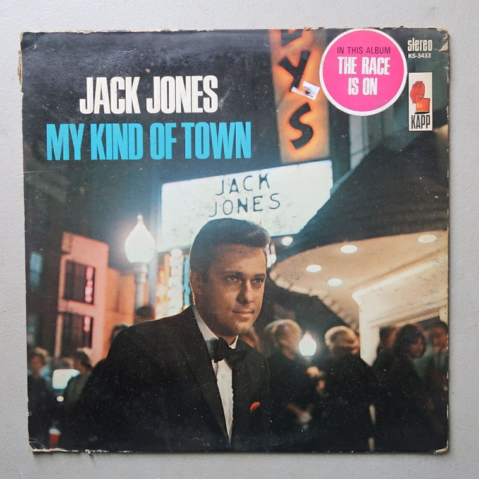 JACK JONES MY KIND OF TOWN VINYL LP KAPP VG 72