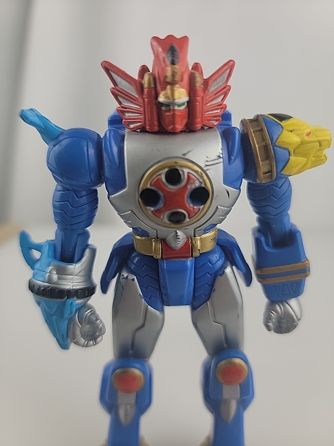 5.5" Power Rangers Ninja Storm Lightning Megazord Action Figure Bandai 2002