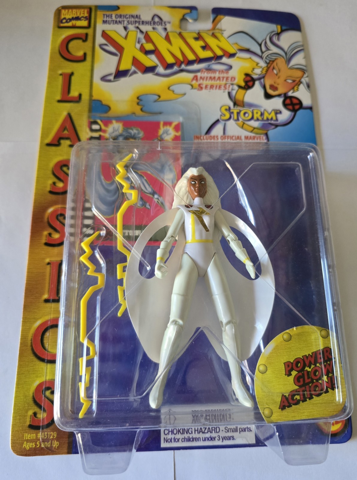 Modellino Power Glow Storm serie animata ToyBiz X-Men Classics 1995 nuovo 