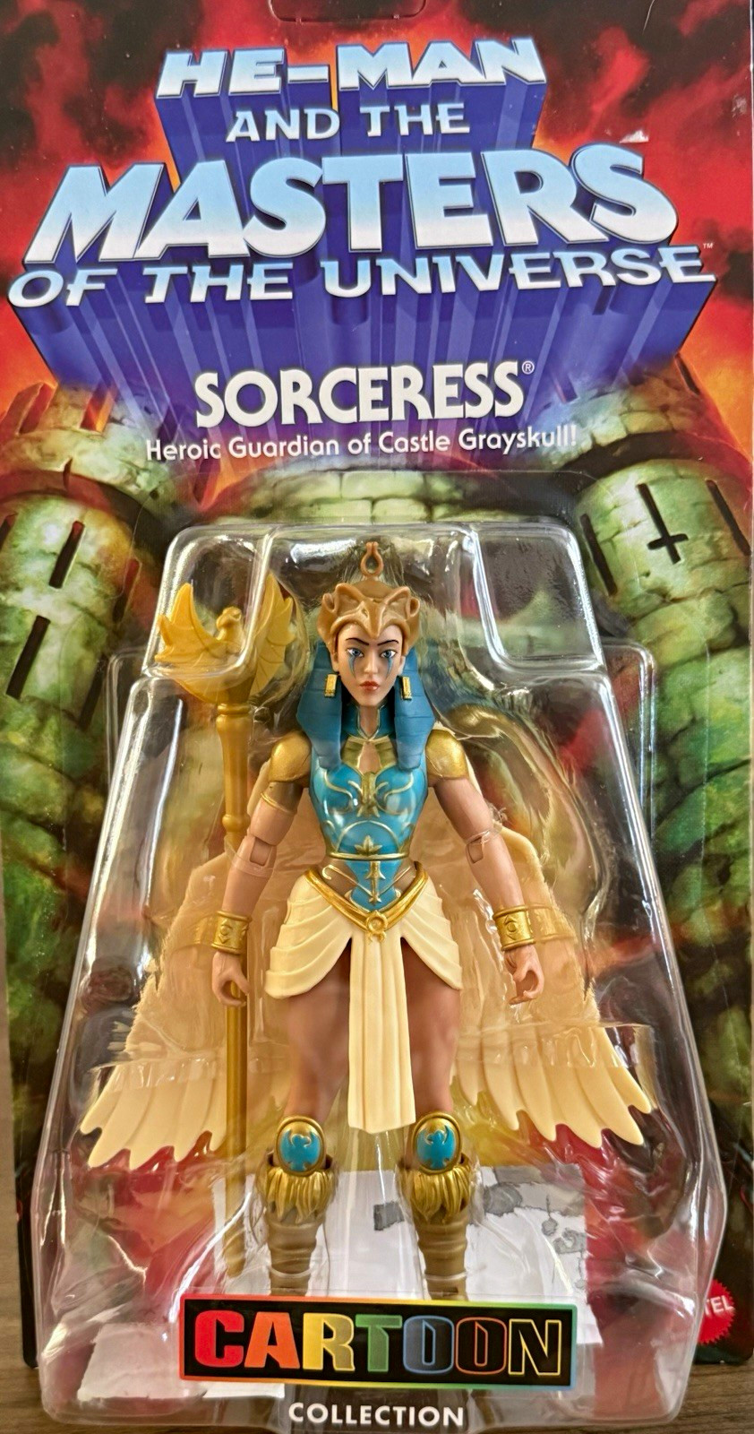 Mattel Masters of the Universe Sorceress Cartoon Collection Plastic Figure Boxed