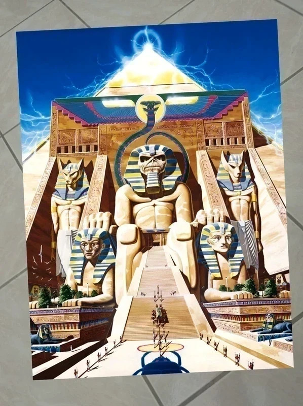 Iron Maiden "Powerslave" poster
