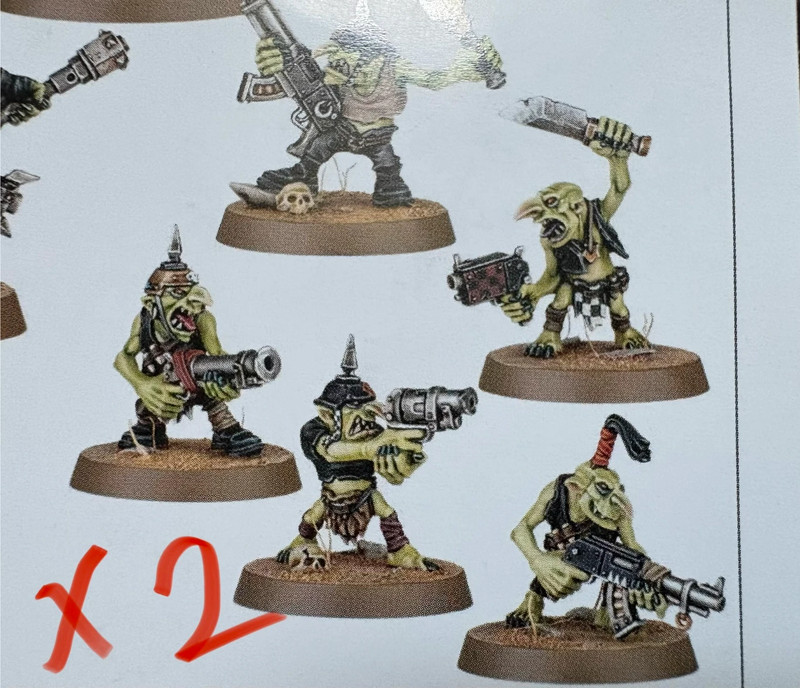 Warhammer Ork Gretchin x10