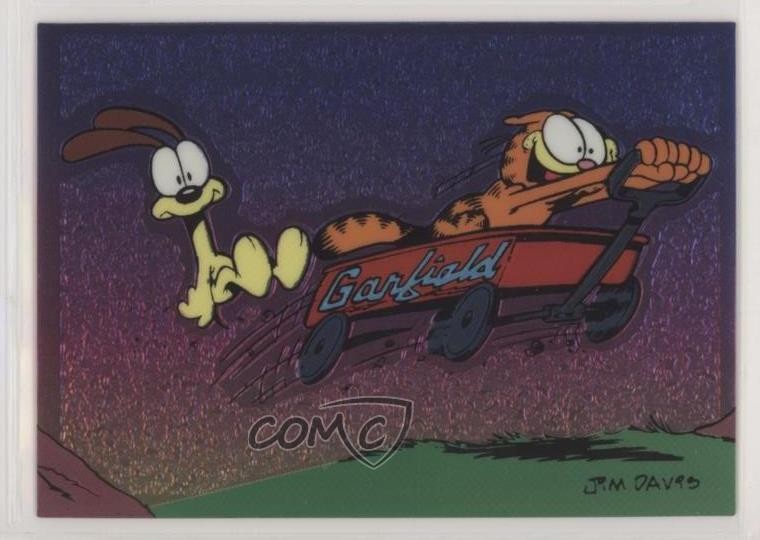 1995 Krome Garfield edizione cromata Odie Garfield lascia volare la pelliccia! #12 0b5