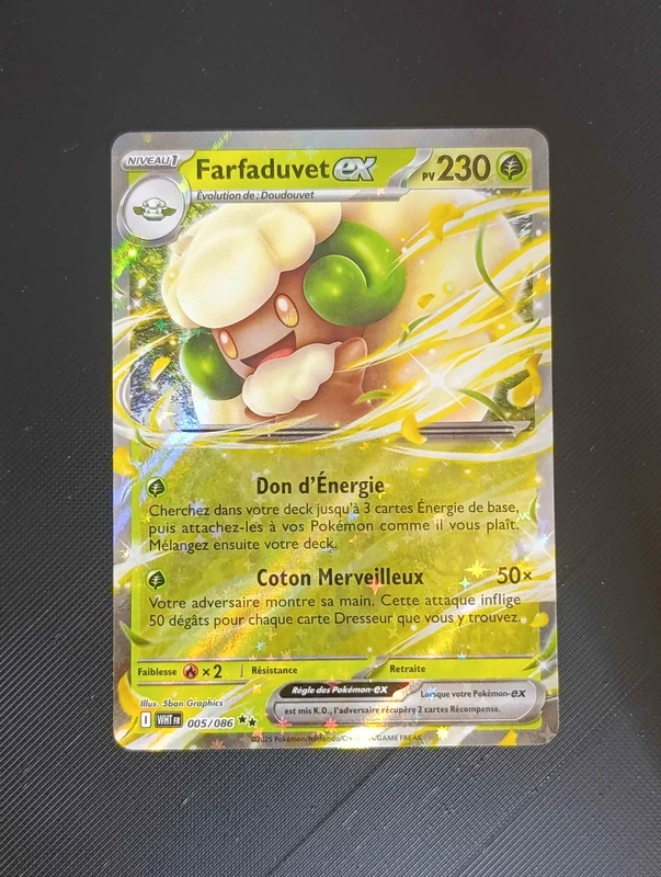 Carte Pokémon Farfaduvet 005/086 Neuve et Française