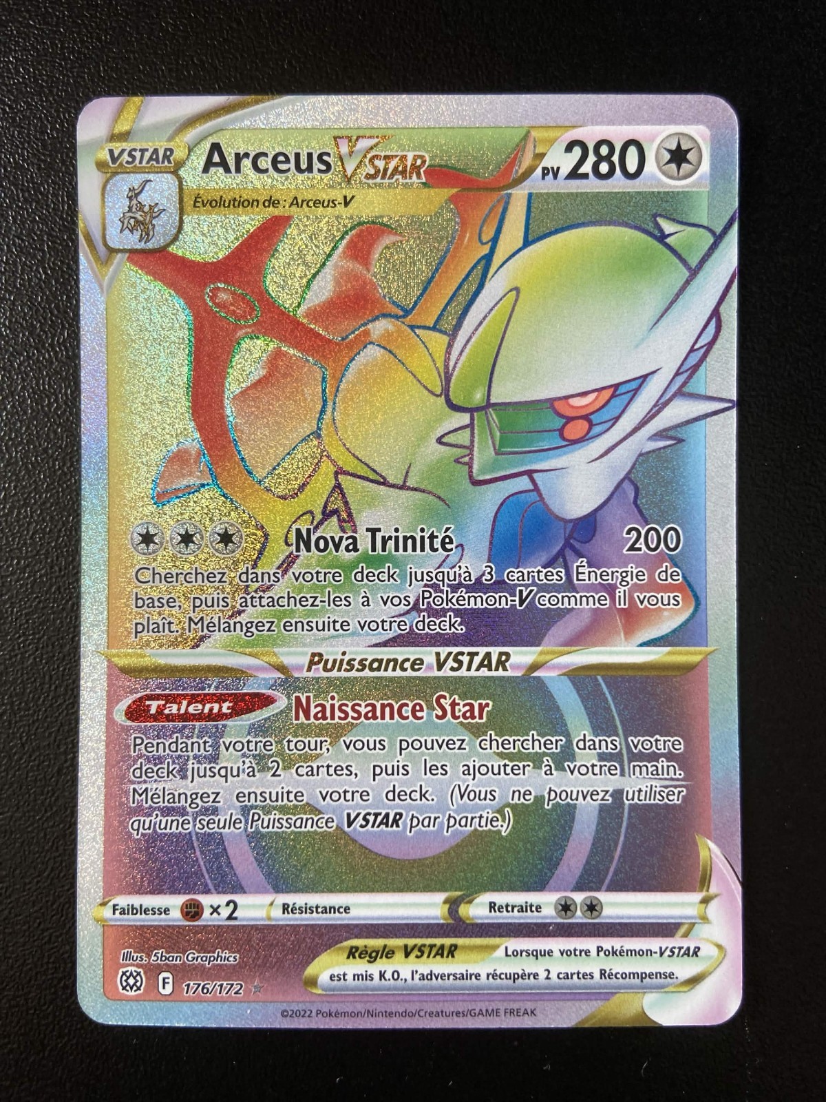 Arceus VSTAR (176/172) Stars Étincelantes New Mint