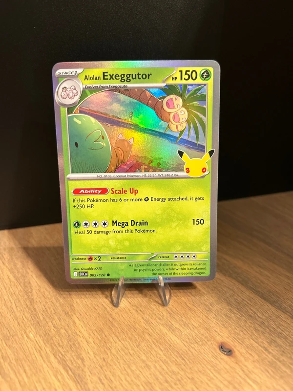 Alolan exeggutor 30th celebrations Engels