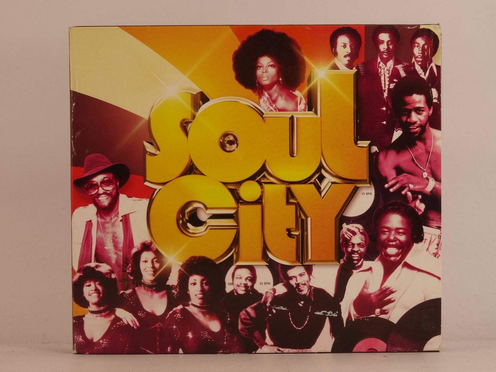 VARIOUS ARTISTS SOUL CITY (3xCD) (Z3) 20+ Track CD Album including Picture Sleev