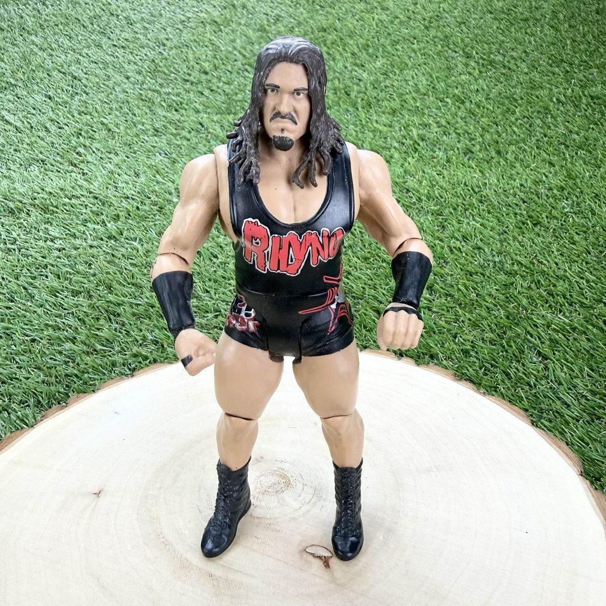 WWE Mattel Rhyno Basic Series 81 Wrestling Action Figure FMD61 Man Beast 6"