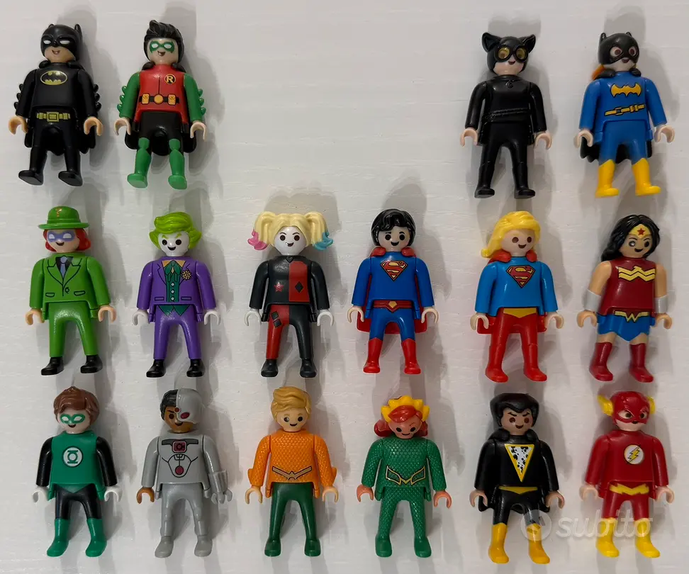 Collezione completa DC Playmobil Kinder sorpresa