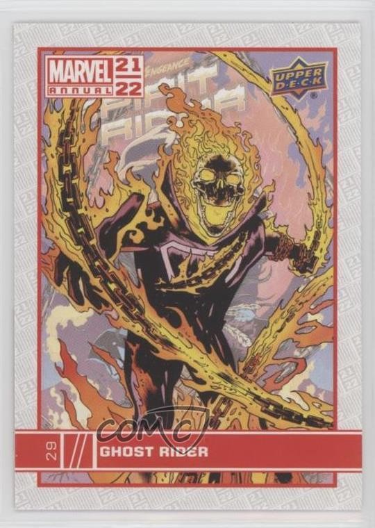 2021-22 Upper Deck Marvel Annual Ghost Rider #29 4et