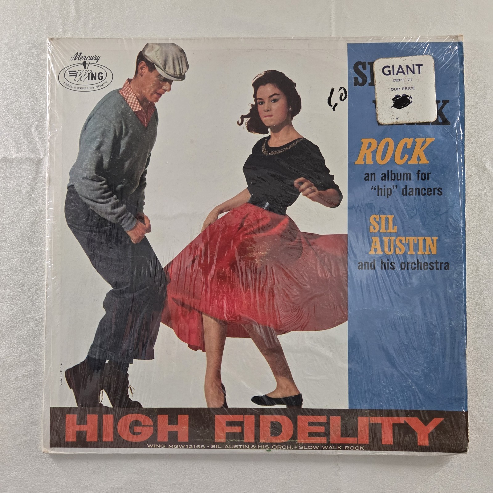 Slow Walk Rock Sil Austin Mercury High Fidelity LP  Vinyl Record EX Tested